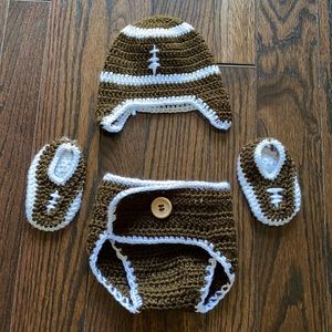 🌶 5 for $20: Newborn football outfit
